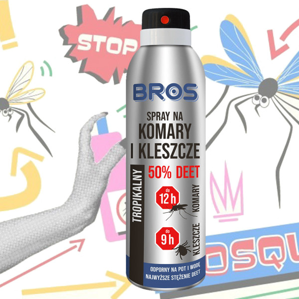 Spray na komary i kleszcze 50% DEET - 180ml