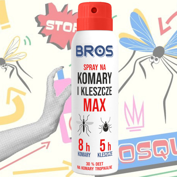 Spray na komary i kleszcze MAX - 90ml
