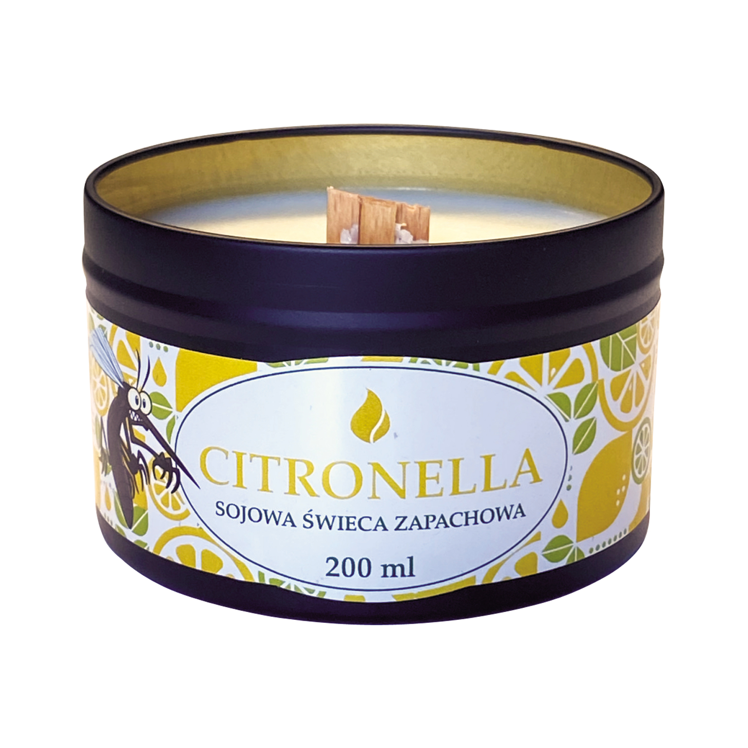 Świeca Zapachowa Citronella 200ml - obrazek 2